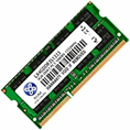 XUM Barrette de mémoire RAM DDR3 1333 MHz PC3 10600 204, broches SODIMM, pour ordinateur portable/notebook, 4 Go/8 Go 4GB (1x4GB) Vert